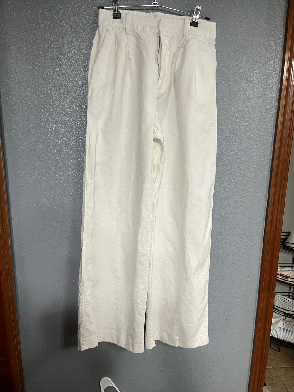 GAP Women's linen Wide-Leg trousers